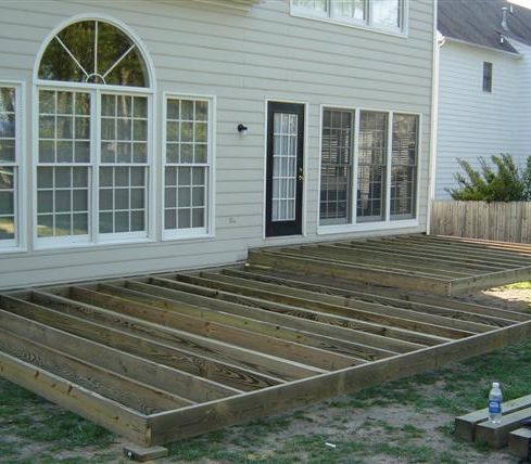 Wood Deck Pergola - Chapel Hill Construction - Chapel Hill, Nc